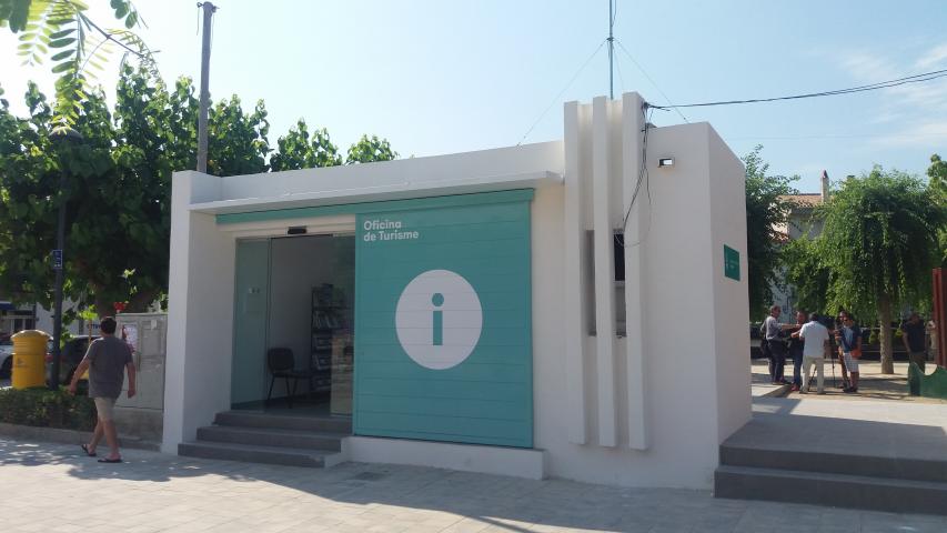 Vista de la oficina de turismo de Altafulla